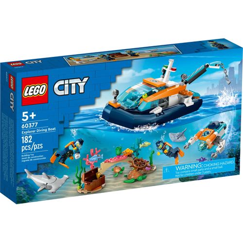LEGO City - Le bateau d'exploration sous-marine - 60377