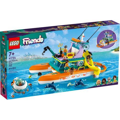 Lego Friends - Le Bateau De Sauvetage En Mer - 41734