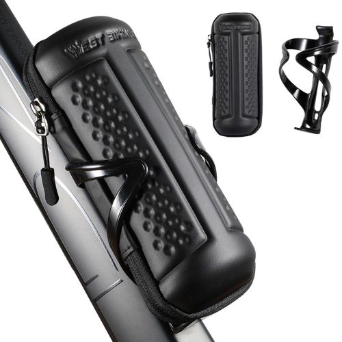 Sac De Bouteille D'eau De Vélo Avec Support De Vélo Kit De Réparation De Vélo Rangement Des Outils Étui Rigide Organisateur Équipement De Cyclisme Portable