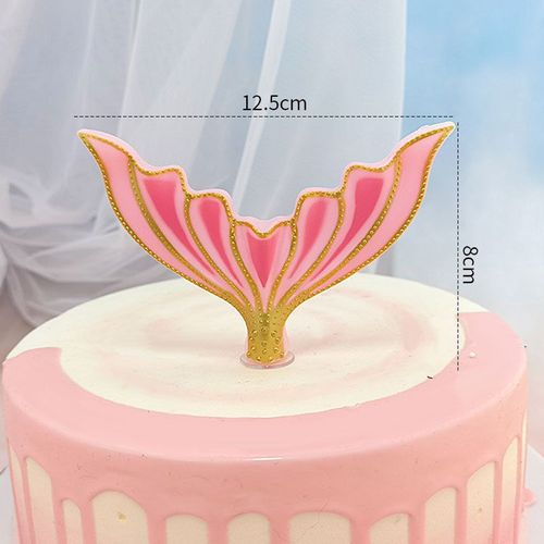 Décoration De Gâteau En Queue De Sirène, Bouchon De Gâteau En Queue De Poisson, Pour Fête Des Enfants, Mariage, Anniversaire, Fournitures D'outils De Décoration, Cadeaux Pour Bébé