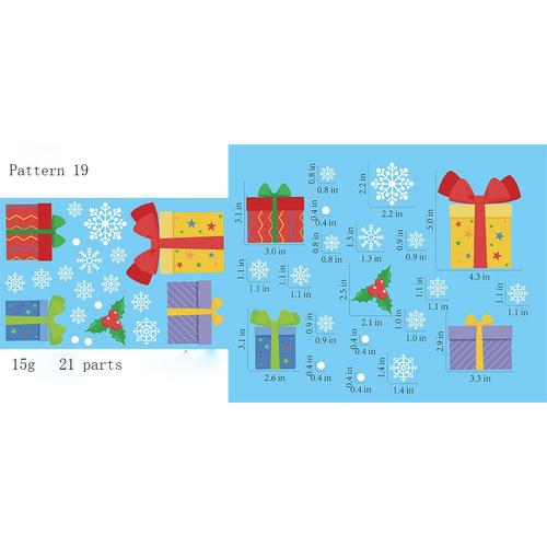 Autocollant Mural Statique De Noël, 1 Pièce, Père Noël Cerf, Salle De Fenêtre D'arbre, Flocons De Neige, Décorations Du Nouvel An, Cadeau Pour Enfants, 2022