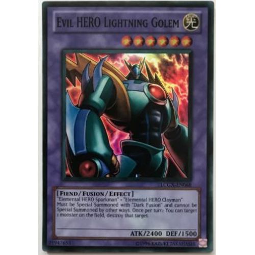 Yu Gi Oh Lcgx En068 Evil Hero Lightning Golem Super Rare