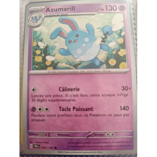 Commune - Pokemon - Forces Temporelles - Azumarill 65/162