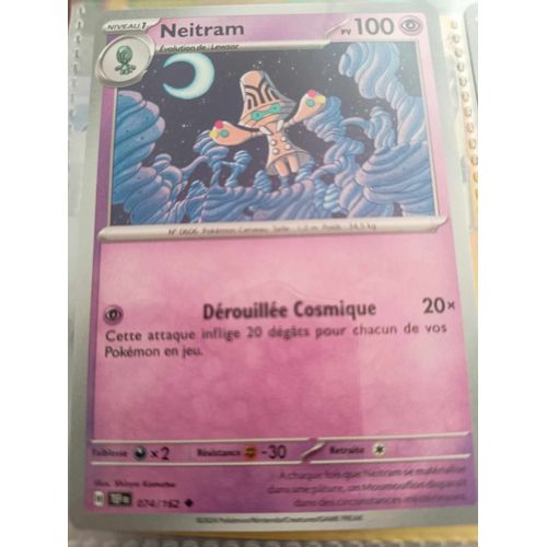 Peu Commune - Pokemon - Forces Temporelles - Neitram 74/162