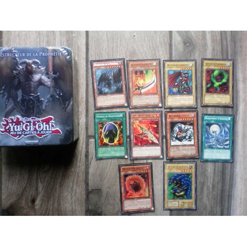 Boîte Tin Box Yu-Gi-Oh Destructeur De La Prophétie Avec Lot 10 Cartes Yu-Gi-Oh