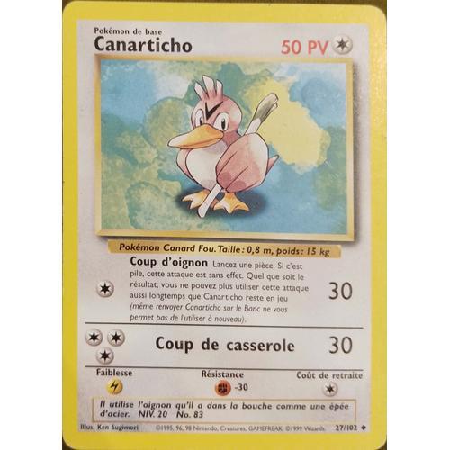 Carte Pokémon Canarticho 50pv