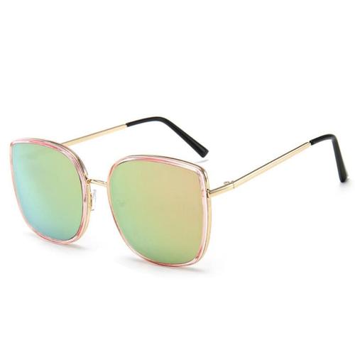 Lunettes De Soleil À Grande Monture Pour Hommes Et Femmes, Tendance, Monture Métallique, Anti Uv, Nouvelle Collection 2021