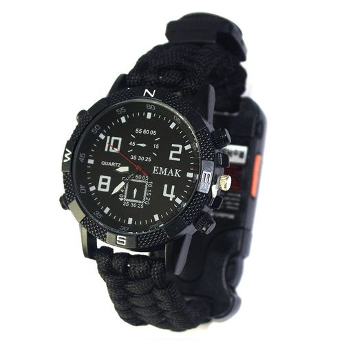 Montre Numérique Multifonction Pour Homme, Étanche, Pour Le Sport Et La Survie En Plein Air