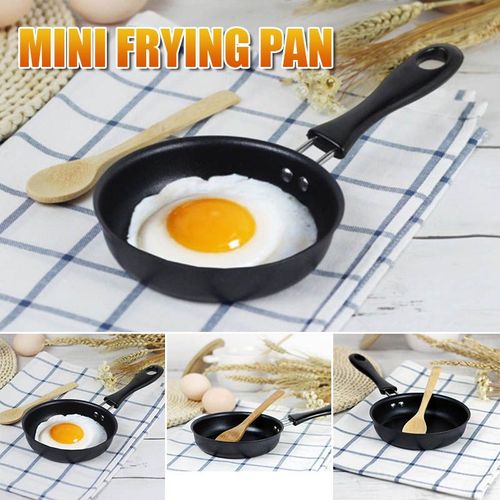 Mini Poêle À Frire Ronde Antiadhésive En Fonte, Ustensile De Cuisine Pour La Maison, Outils De Petit Déjeuner, 1 Pièce