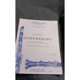 Éphéméride Pour Clarinette Bb Fin D'études- Serge Dangain - Leduc
