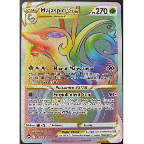 Pokemon Majaspic 196 / 195 Vstar Secrete Epée Et Bouclier 12