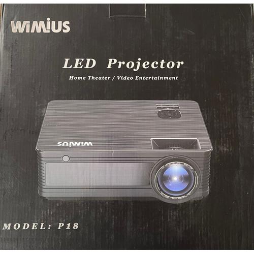 Vidéo projecteur Wimius P18 Noir