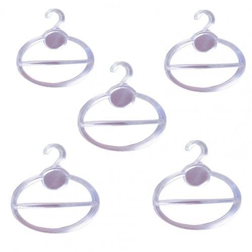 Cintre de châle ovale, support de charge suspendu en plastique robuste, pratique multifonctionnel, support pour salle de bains 5 pièces