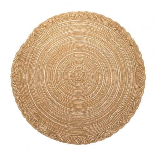 Napperon de Table tressé de Style nordique, rond, résistant à la chaleur, tapis porte-Pot pour la décoration de la maison