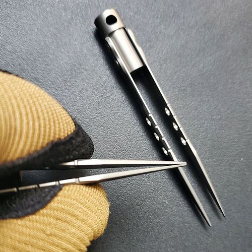 Edc Pince À Épiler En Alliage De Titane, Outil D'extérieur, 1 Pièces 