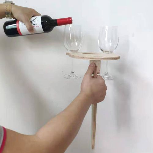 Porte Verre À Vin En Plein Air, Accessoires De Pique Nique Champagne Pour Baignoire De Bateau Accoudoir De Chaise Multi Usages Portable