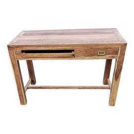 Bureau En Bois Massif Bicolore Bois