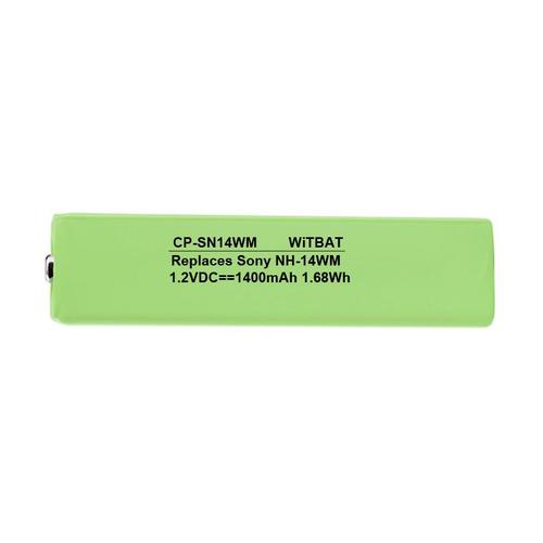 Batterie de remplacement,Convient pour Sony Walkman lecteur CD MD Walkman chewing-gum batterie NH-10WM NH-14WM