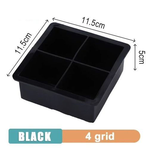 Grand Moule À Glaçons En Silicone De Qualité Alimentaire,Moule Carré,Moule À Glaçons Bricolage,Moule À Glaçons Pour Cuisine Et Bar,4 Grilles,6 Grilles,8/15 Grilles