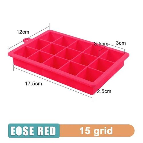 Grand Moule À Glaçons En Silicone De Qualité Alimentaire,Moule Carré,Moule À Glaçons Bricolage,Moule À Glaçons Pour Cuisine Et Bar,4 Grilles,6 Grilles,8/15 Grilles