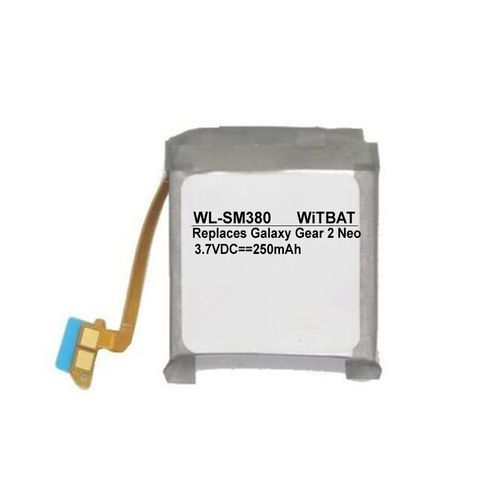 Batterie De Remplacement,Convient Pour La Batterie De Montre Intelligente Samsung Gear 2 Sm-R380 Eb-Br380fbe