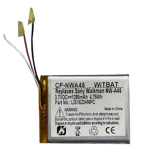 Batterie de remplacement,Convient pour Sony Walkman NW-A45, batterie NW-A35 LIS1623HNPC