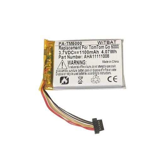 Batterie de remplacement,Convient pour la batterie GPS TomTom Go 5000 AHA11111008 VFAD