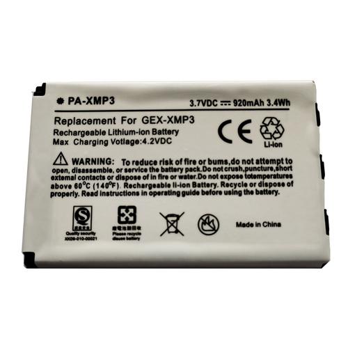 Batterie de remplacement,Convient pour la batterie de téléphone satellite Pioneer Pioneer GEX-XMP3 XM-6900-0004-00 990552