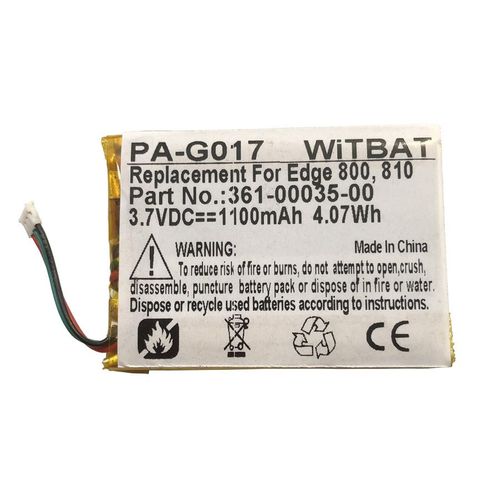 Batterie de remplacement,Convient pour la batterie GPS Garmin Edge 800 Edge 810 361-00035-00