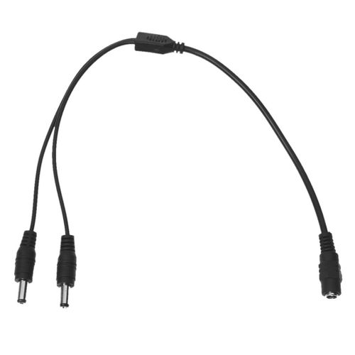 Câble de séparation pour caméra de vidéosurveillance, 30cm, 5.5x2.1mm, 1 femelle à 2 fiches mâles, prise d'alimentation cc, livraison directe