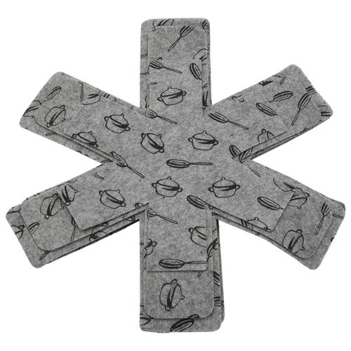 Ensemble De Protections Pour Casseroles Et Poêles, 12 Pièces, Tampons Séparateurs Pour Éviter Les Rayures, Séparer Et Marteler, 3 Tailles-15 Pouces/14 I