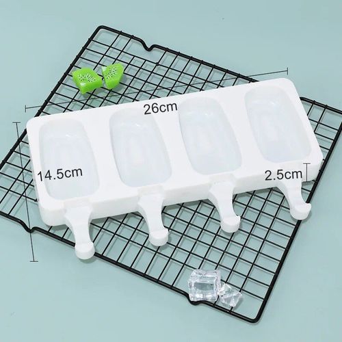 Moule À Crème Glacée En Silicone À Cellules 3/4