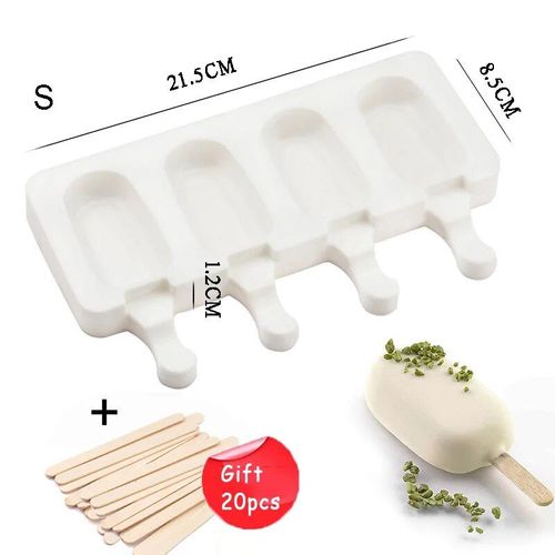 Moules À Crème Glacée En Silicone,De Qualité Alimentaire,Avec Bâtonnets,Dessert,Magnum,Machine À Crème Glacée