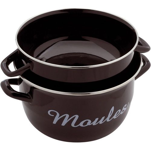 Marmite Baumalu À Moules Diam 18cm Noir Avec Inscription
