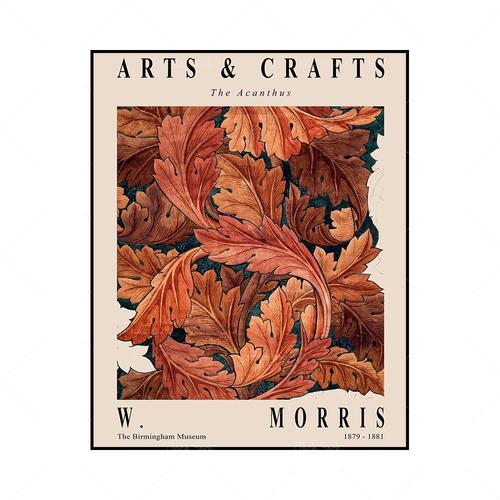 Affiche de William Morris, ensemble mural de galerie d'art, affiche de musée d'art mural imprimable, numérique 40x50cm no frame