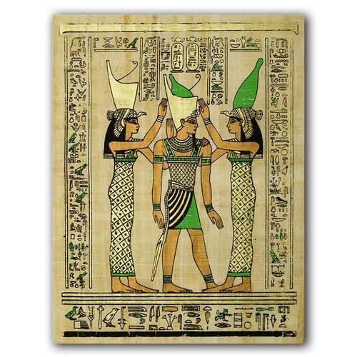 Toile d'art mural égyptien, peinture en papier parchemin, Style ancien, imprimés d'affiches antiques rétro, décor mural, roi Tut Queen 40x50cm no frame