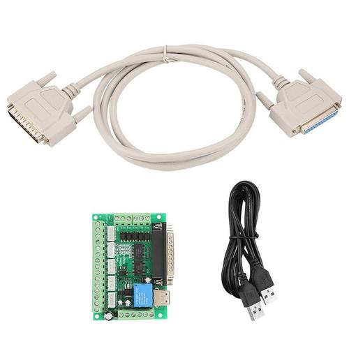 Panneau d'interface de moteur pas à pas MACH3 5 axes, Interface USB, panneau de dérivation CNC pour moteur pas à pas CNIM Hot