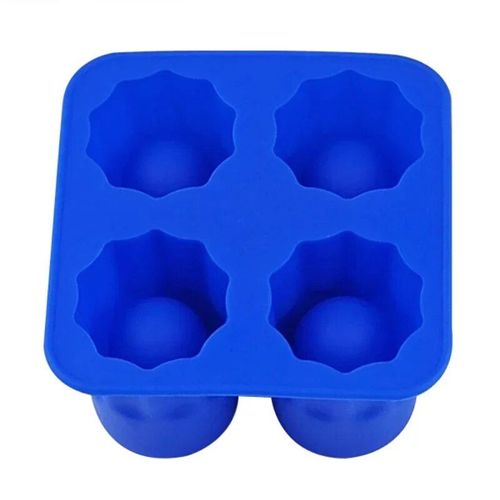 Moule À Glaçons En Silicone À 4 Grilles,Pour Verre À Liqueur,Outil Pour Boisson D'été