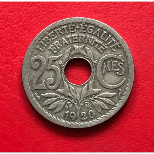 25 Centimes - Lindauer - 1920 - France
