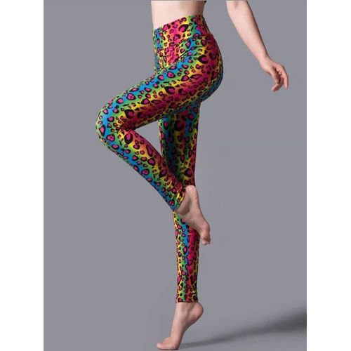 Hakci-Leggings Taille Haute Pour Femme,Pantalon Élastique,Jegging Imprimé Léopard,Vêtement De Sport,Sexy,Fitness,Été