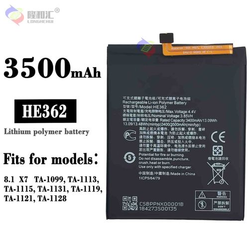 Batterie De Remplacement,Convient Pour Nokia Nokia 8.1 2018/3.1 Plus He362 Batterie De Téléphone Portable Noyau D'origine Intégré