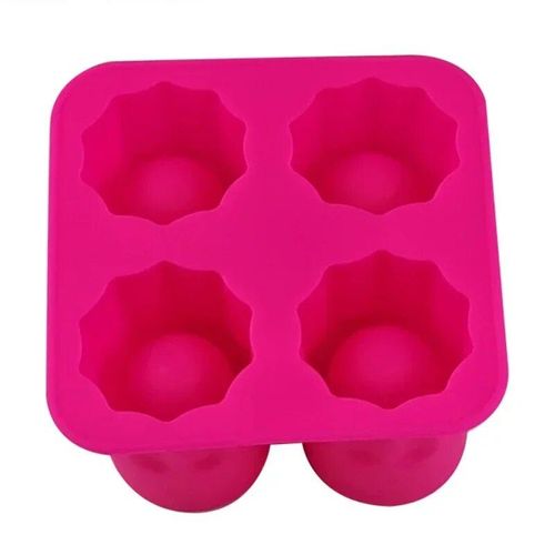 Moule À Glaçons En Silicone À 4 Grilles,Pour Verre À Liqueur,Outil Pour Boisson D'été