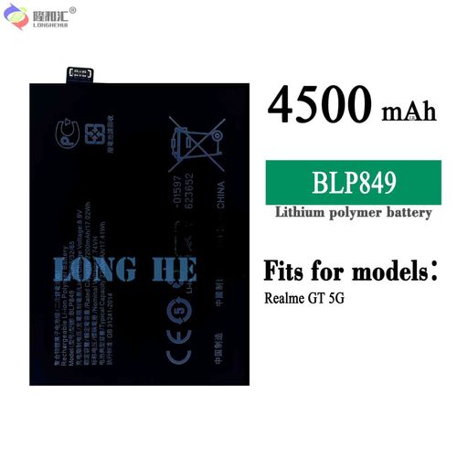 Batterie De Remplacement, Convient Pour Oppo Realme Gt Blp849 Batterie De Téléphone Portable Tableau Électrique Intégré De Grande Capacité