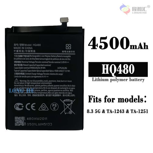 Batterie De Remplacement,Pour Nokia Nokia 8.3 Grande Capacité Hq480 4400mah Batterie Intégrée Pour Téléphone Portable
