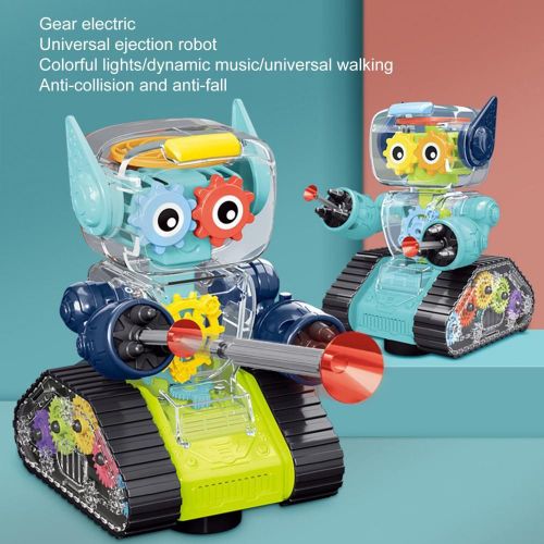 Jouet Robot Électrique Polyvalent, Détail, Résistant À L'usure, Engrenage Électrique À Éjection