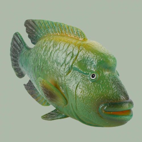 Statue D'animaux Cheilinus Undulatus, Jouets Créatifs, Modèle De Poisson, Océan, Ornement De Bureau Durable