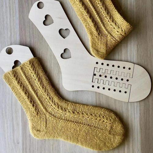 Chaussette Tricotée Ajustable, Fonction Fixe Utile, Bas, Modèle Inséré, Moule