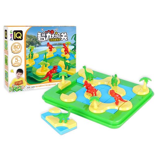 Dinosaure Sur La Terre 80 Défis, Entraînement Au Qi, Jeux De Société Intelligents, Intelligence Éducative, Jouet Puzzle Pour Enfants, Cadeau