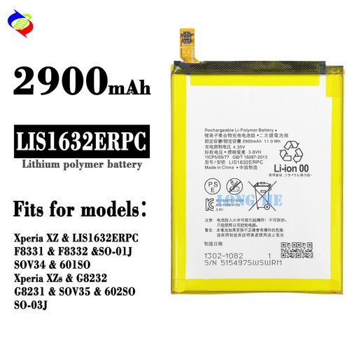 Batterie De Remplacement,Pour Sony Xperia Xz/Xperia Xzs Lis1632erpc Batterie De Téléphone Portable D'origine