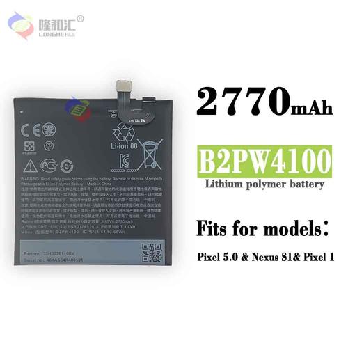 Batterie De Remplacement,Convient Pour Google Pixel/Nexus S1 Noyau D'origine B2pw4100 Batterie De Téléphone Portable Intégrée Haute Capacité